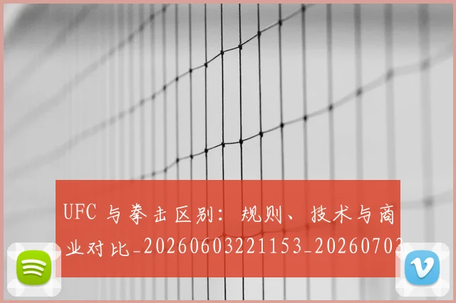 UFC 与拳击区别:规则、技术与商业对比_20260603221153_20260703202713